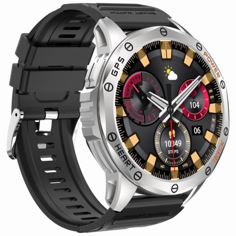 SMARTWATCH MĘSKI GRAVITY GT24-4 - LATARKA, DODATKOWY PASEK (sg033d) SMARTWATCH MĘSKI GRAVITY GT24-4 - LATARKA, DODATKOWY PASEK (sg033d)