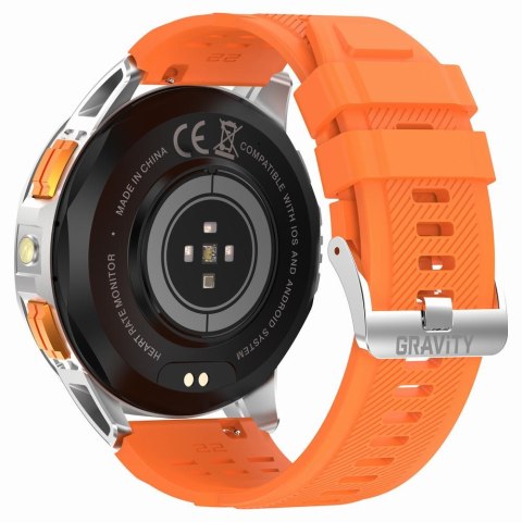 SMARTWATCH MĘSKI GRAVITY GT24-4 - LATARKA, DODATKOWY PASEK (sg033d) SMARTWATCH MĘSKI GRAVITY GT24-4 - LATARKA, DODATKOWY PASEK (sg033d)